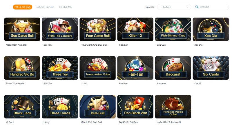 Game xúc xắc và quay số