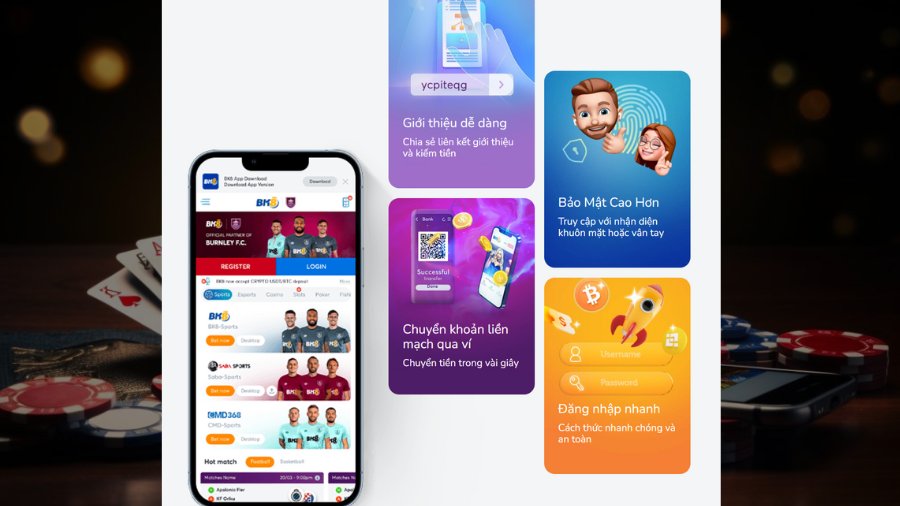 Ưu điểm nổi bật của app BK8