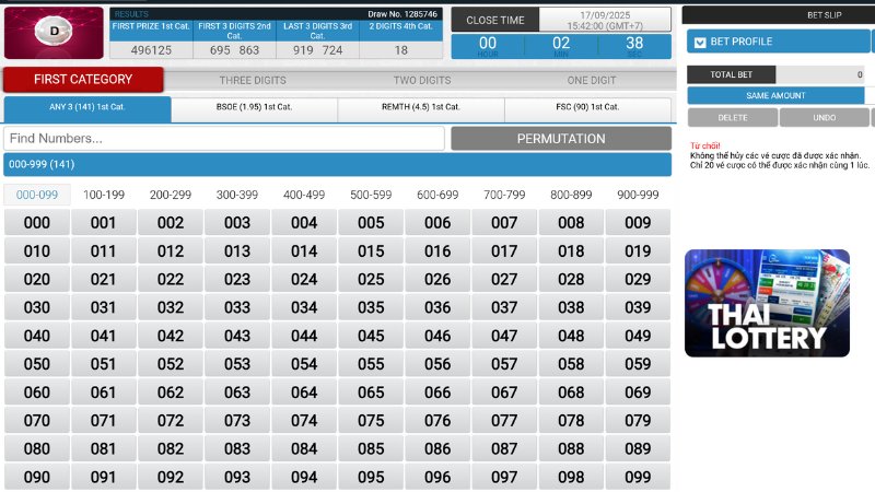 Xổ số Thái đem lại sự mới lạ
